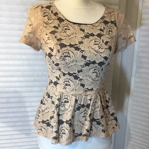 Hearts peplum Blouse 💕